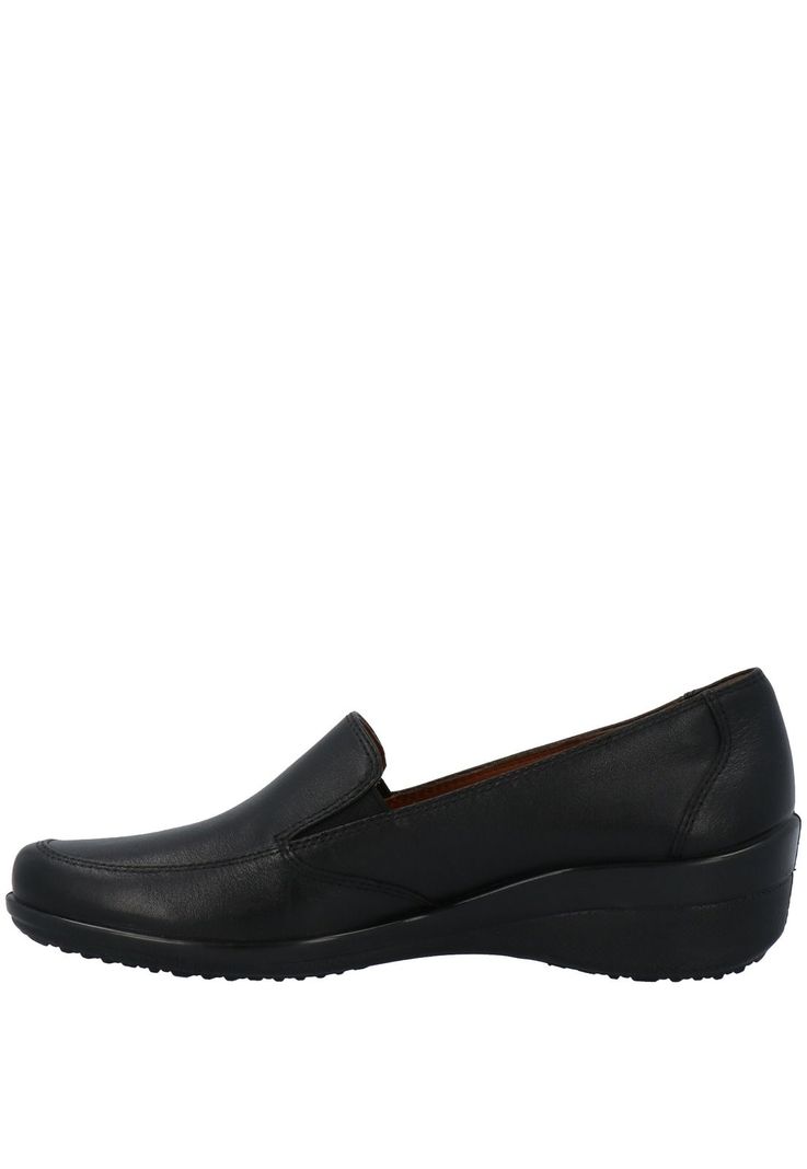 Slip On Cuero Mujer Kala Slip On Negro-4