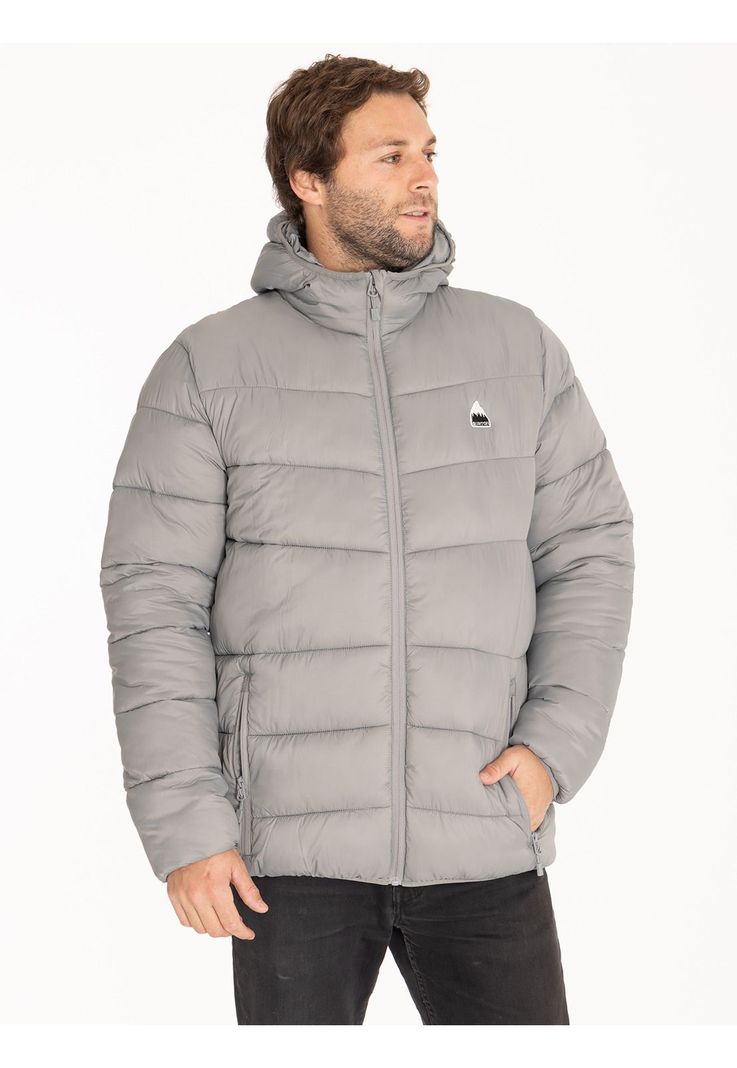 Parka Impermeable Hombre Gris-1