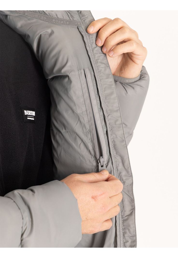 Parka Impermeable Hombre Gris-6
