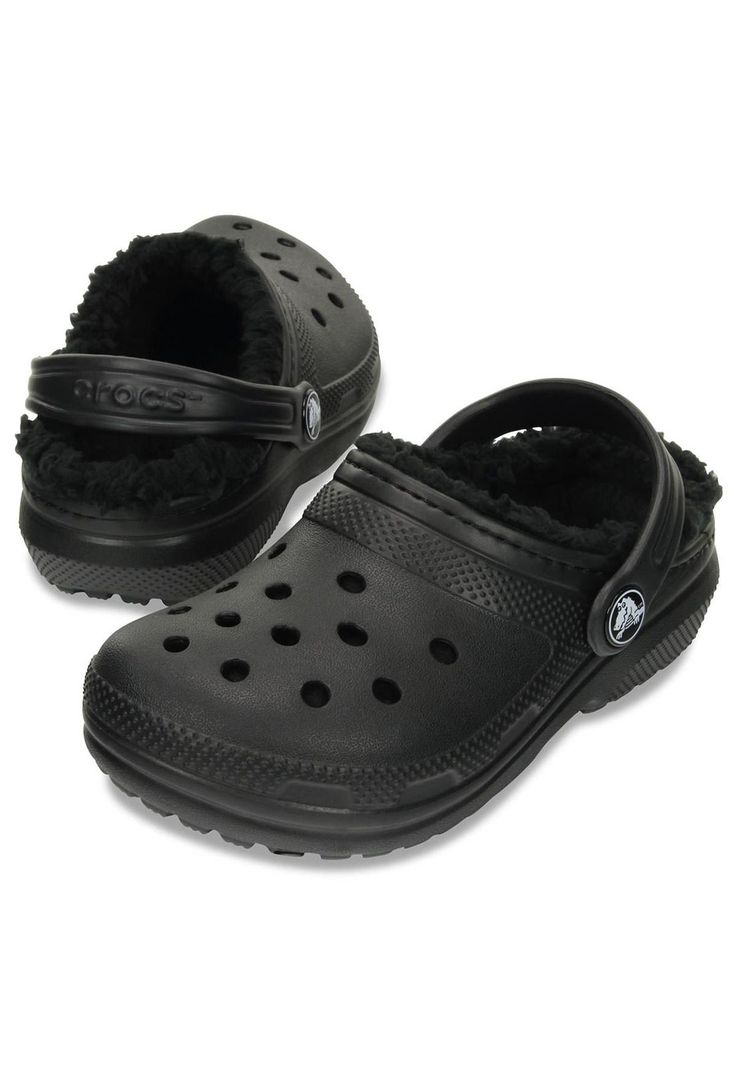 Zueco Niño Classic Lined Clog K Negro-3
