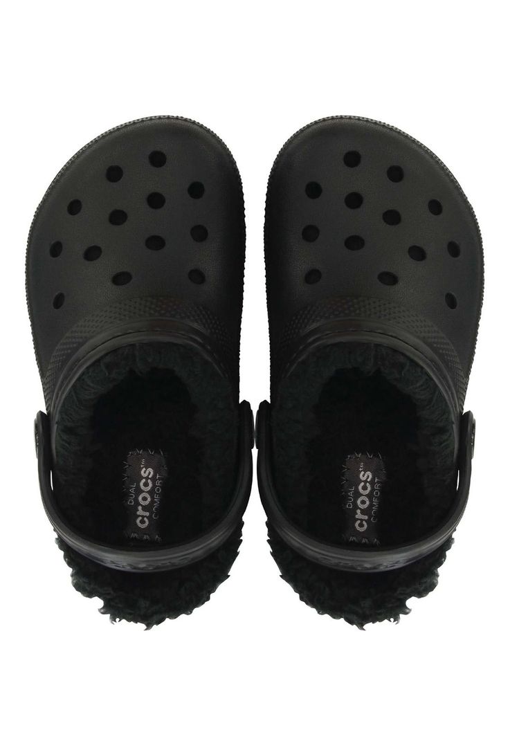 Zueco Niño Classic Lined Clog K Negro-4