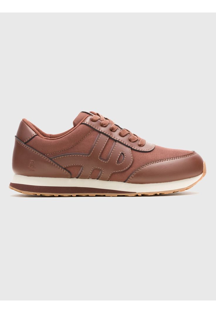 Zapatilla Cuero Hombre Seventy8 Café-1