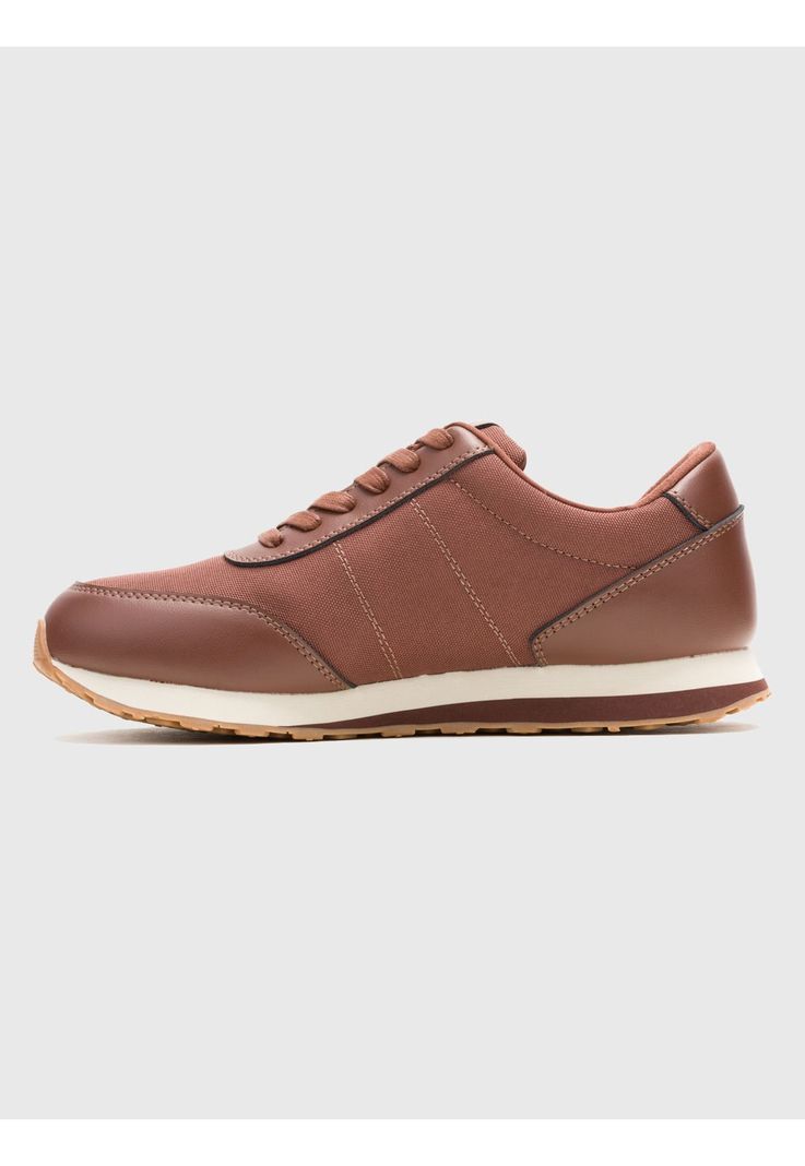 Zapatilla Cuero Hombre Seventy8 Café-4