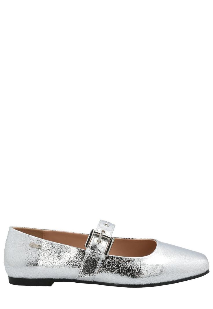Ballerina Chelsea Mujer Plateado-1