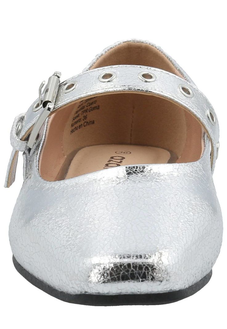 Ballerina Chelsea Mujer Plateado-3