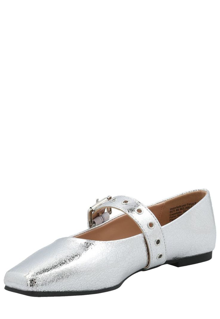 Ballerina Chelsea Mujer Plateado-4