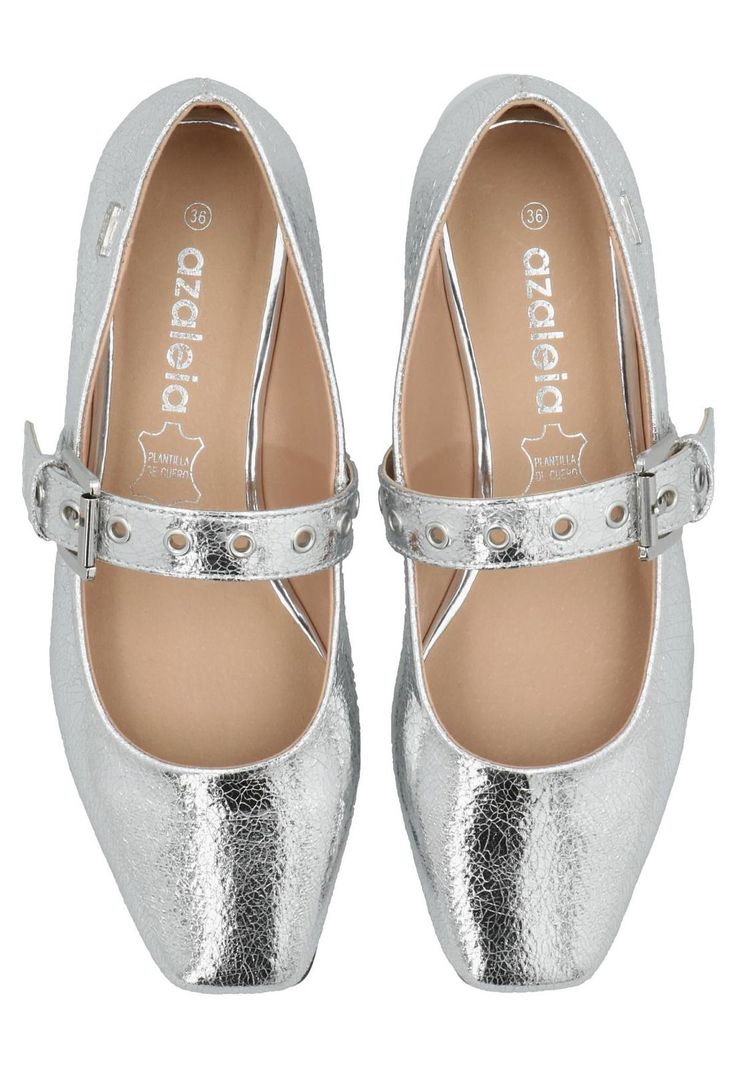 Ballerina Chelsea Mujer Plateado-7