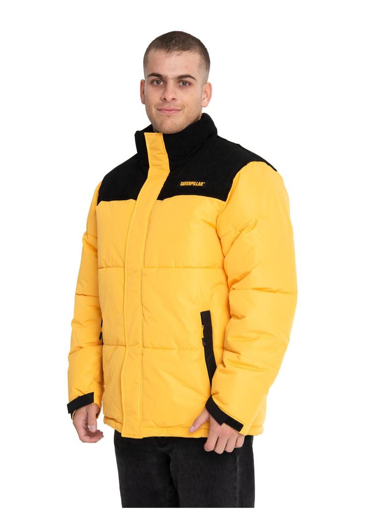 Parka Hombre Heavyweight Insulated Puffer Amarillo-1