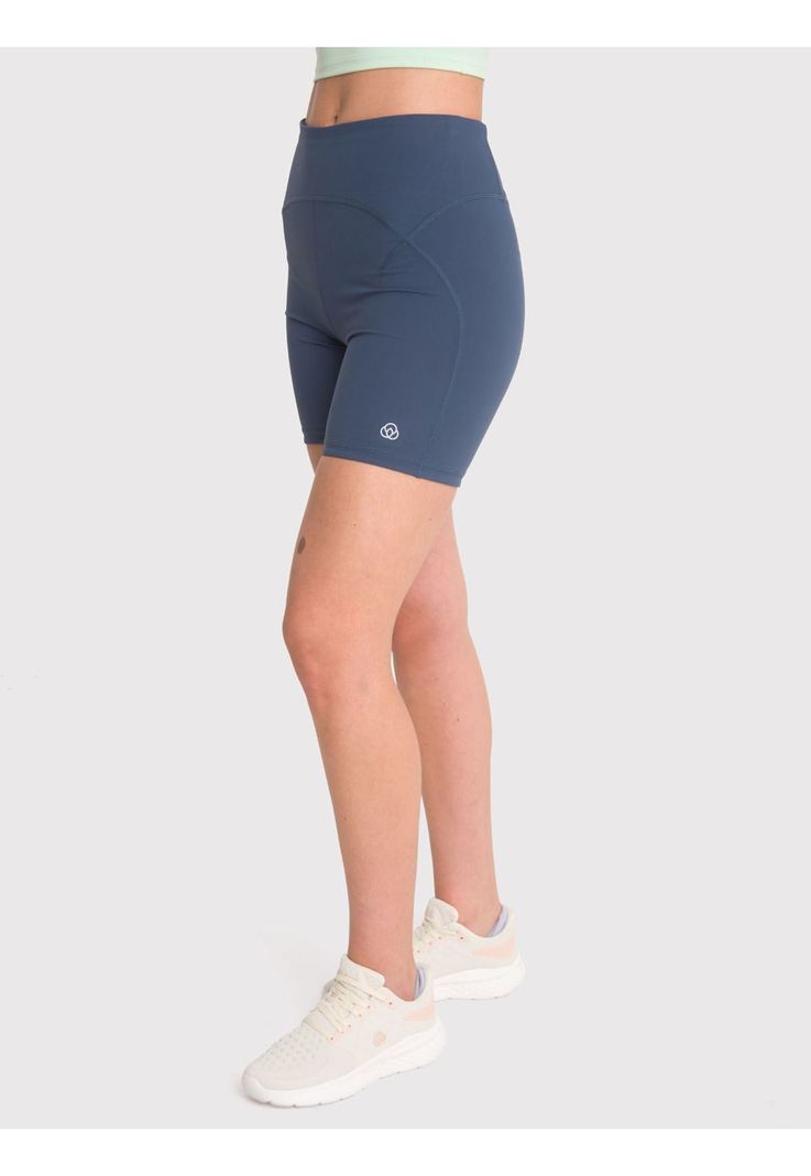 Short deportivo Mujer Nora Azul-3