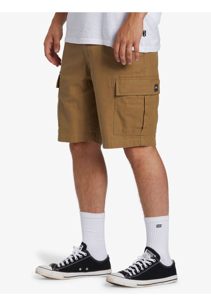 Short Hombre Combat Cargo Beige-1