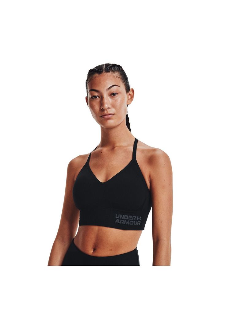 Sostén Deportivo Low Seamless Mujer Negro-0