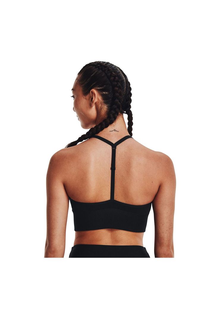 Sostén Deportivo Low Seamless Mujer Negro-1