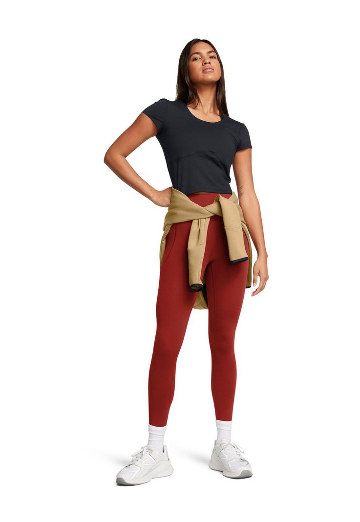 Leggings UA Meridian para mujer Naranjo-5