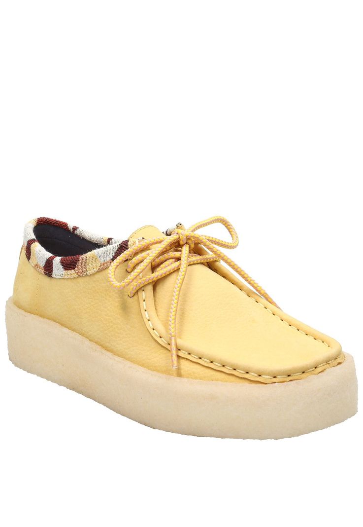 Zapato Cuero Mujer Recife Low Amarillo-0