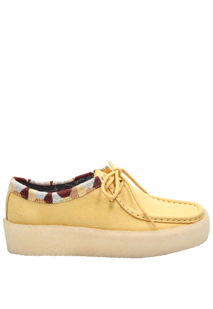 Zapato Cuero Mujer Recife Low Amarillo-1