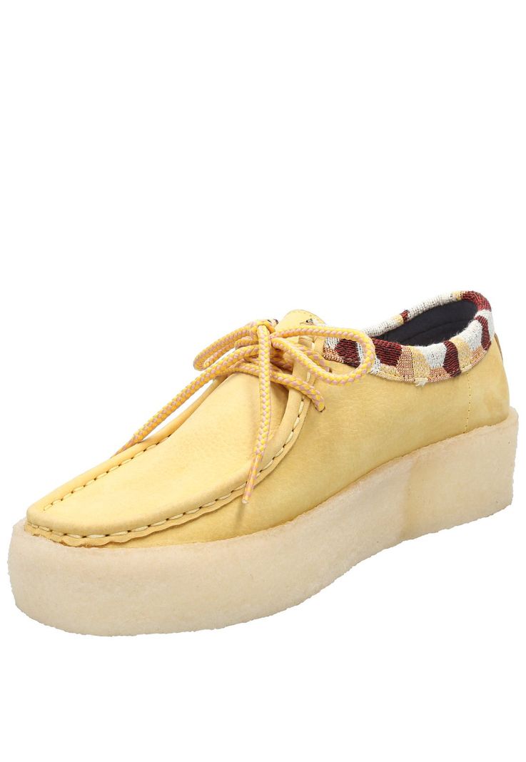 Zapato Cuero Mujer Recife Low Amarillo-4