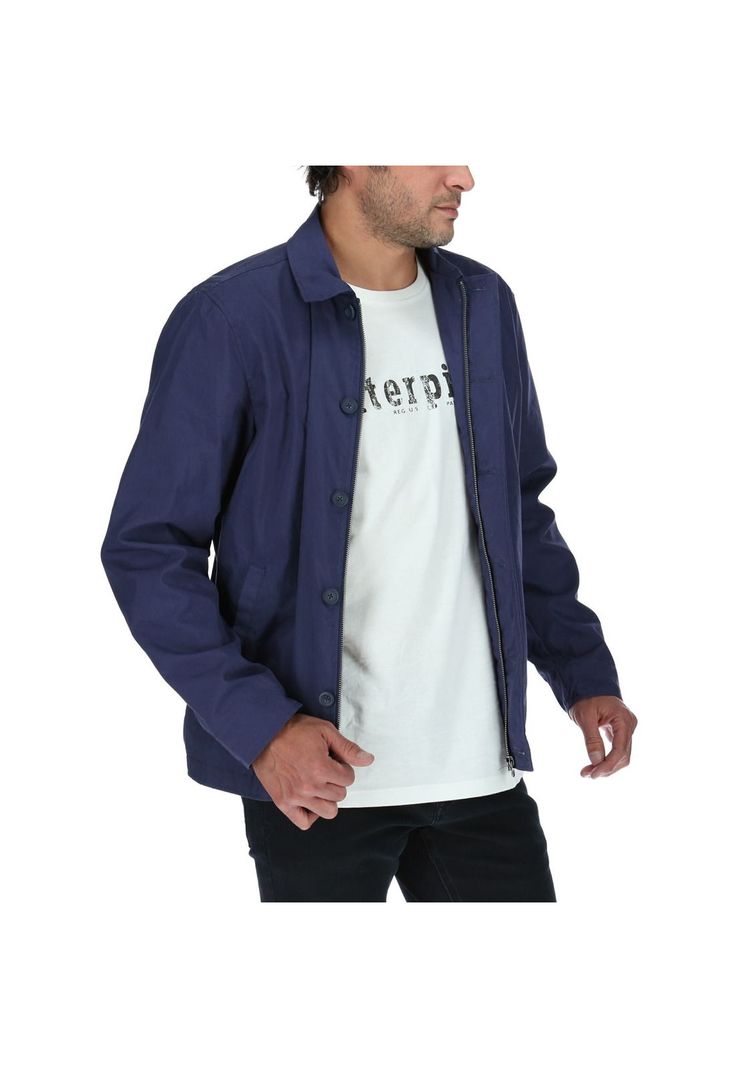 Chaqueta Hombre Short Field Jacket Azul-3