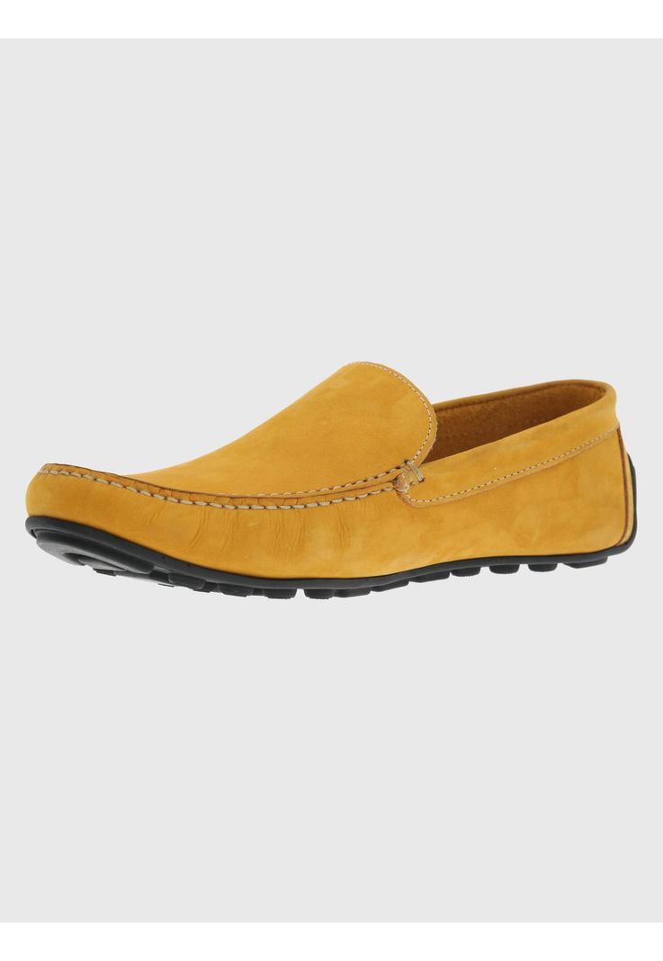 Mocasín Cuero Amarillo Hombre Blumenau -4