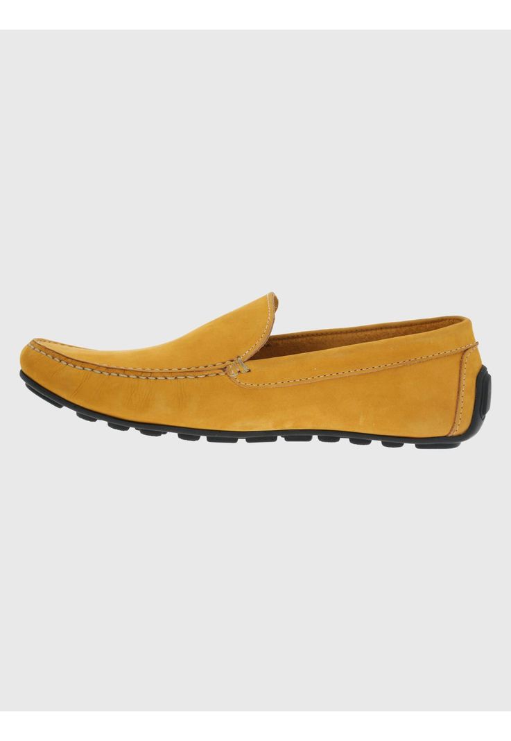 Mocasín Cuero Amarillo Hombre Blumenau -5