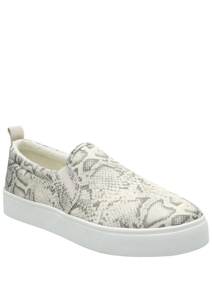 Zapatilla Mujer Animal Print Slip On Beige-0