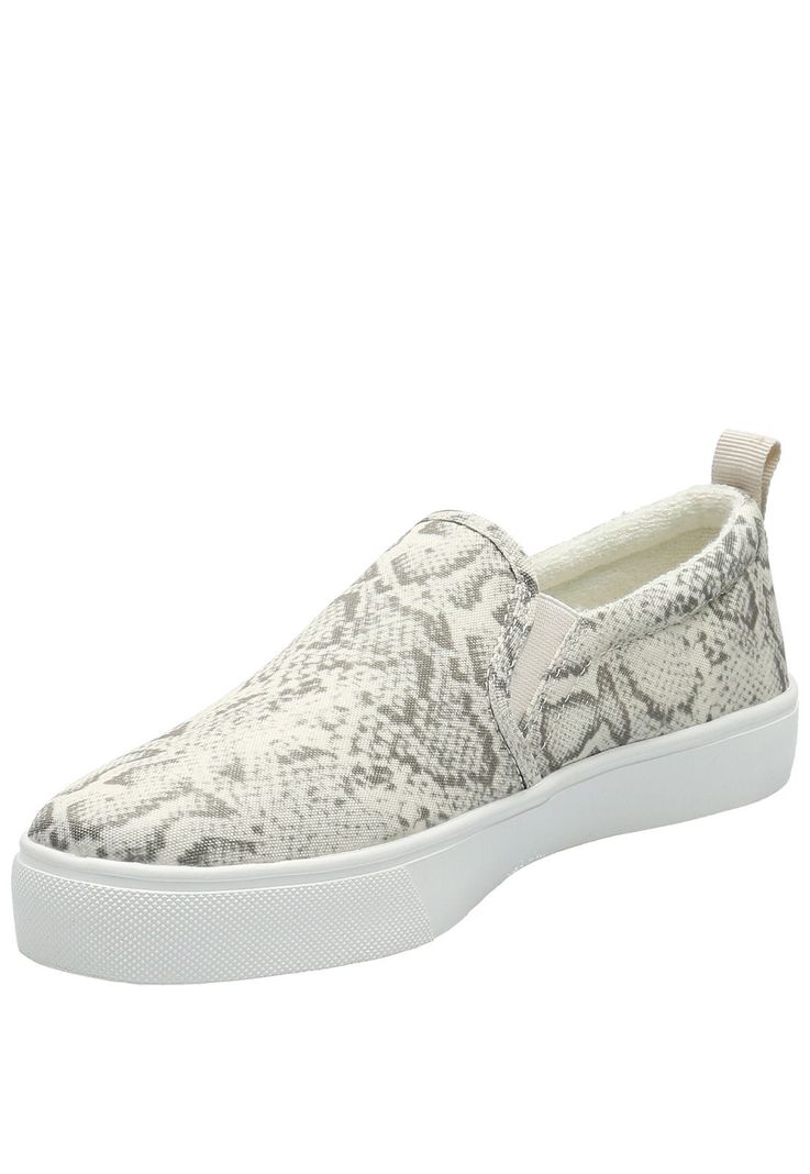 Zapatilla Mujer Animal Print Slip On Beige-4