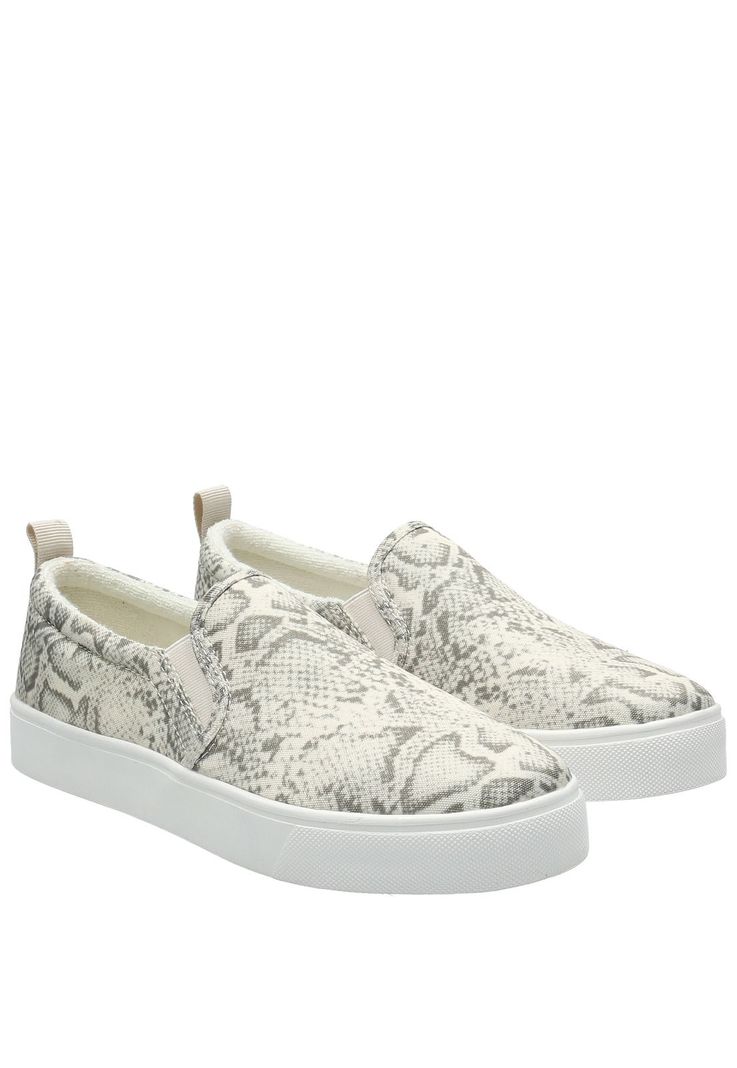 Zapatilla Mujer Animal Print Slip On Beige-7