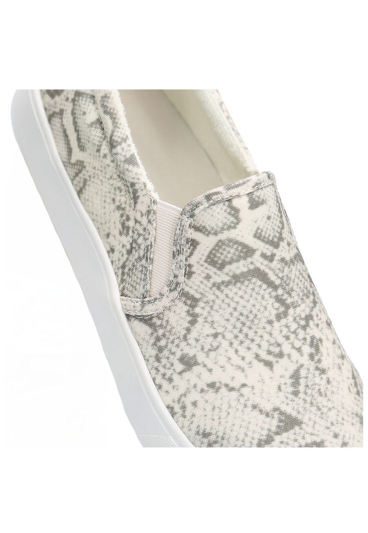 Zapatilla Mujer Animal Print Slip On Beige-8