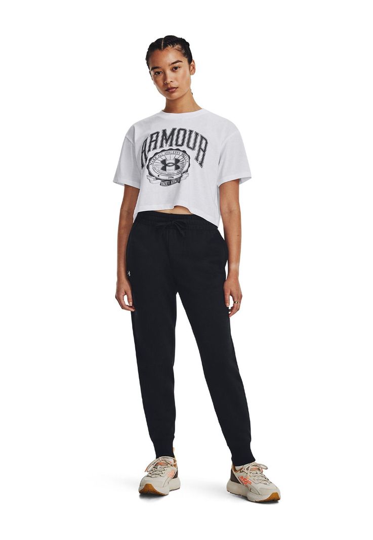 Joggers de polar UA Rival Negro para mujer-5