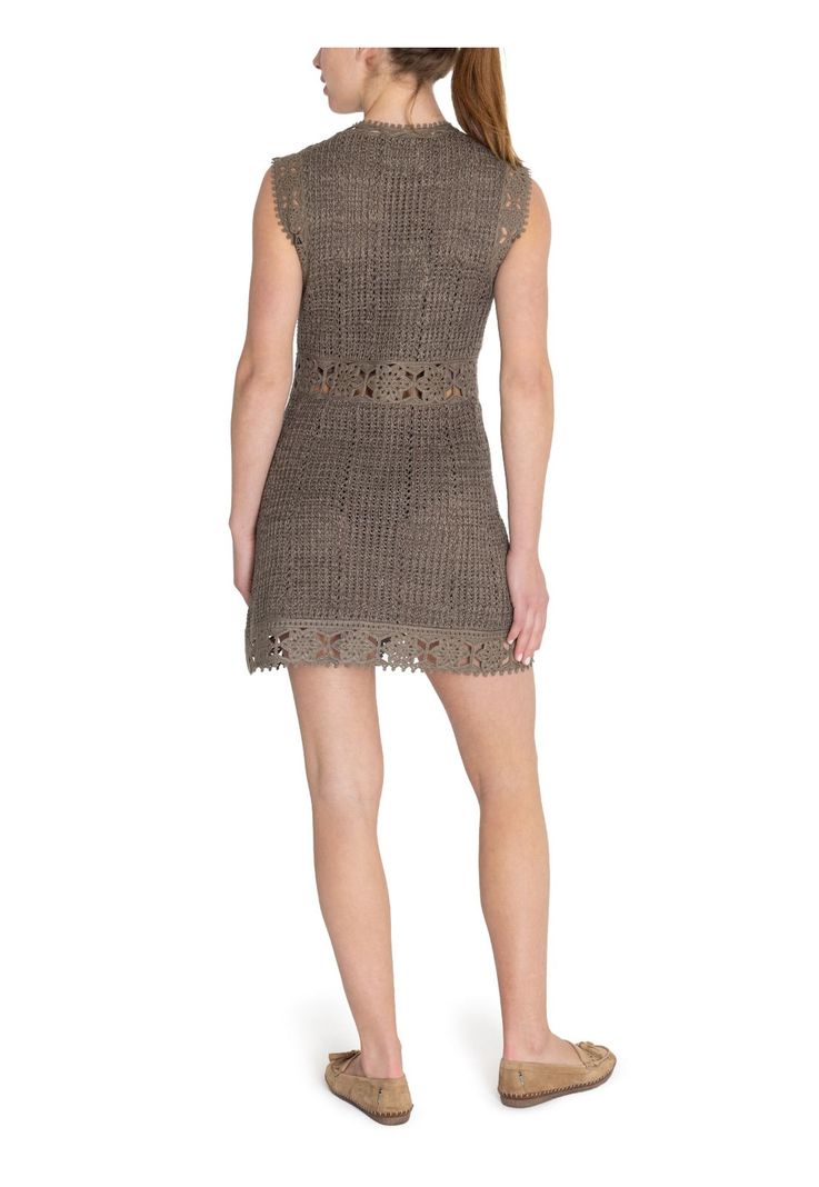 vestido Algodón Orgánico Verde Lito Mujer -6
