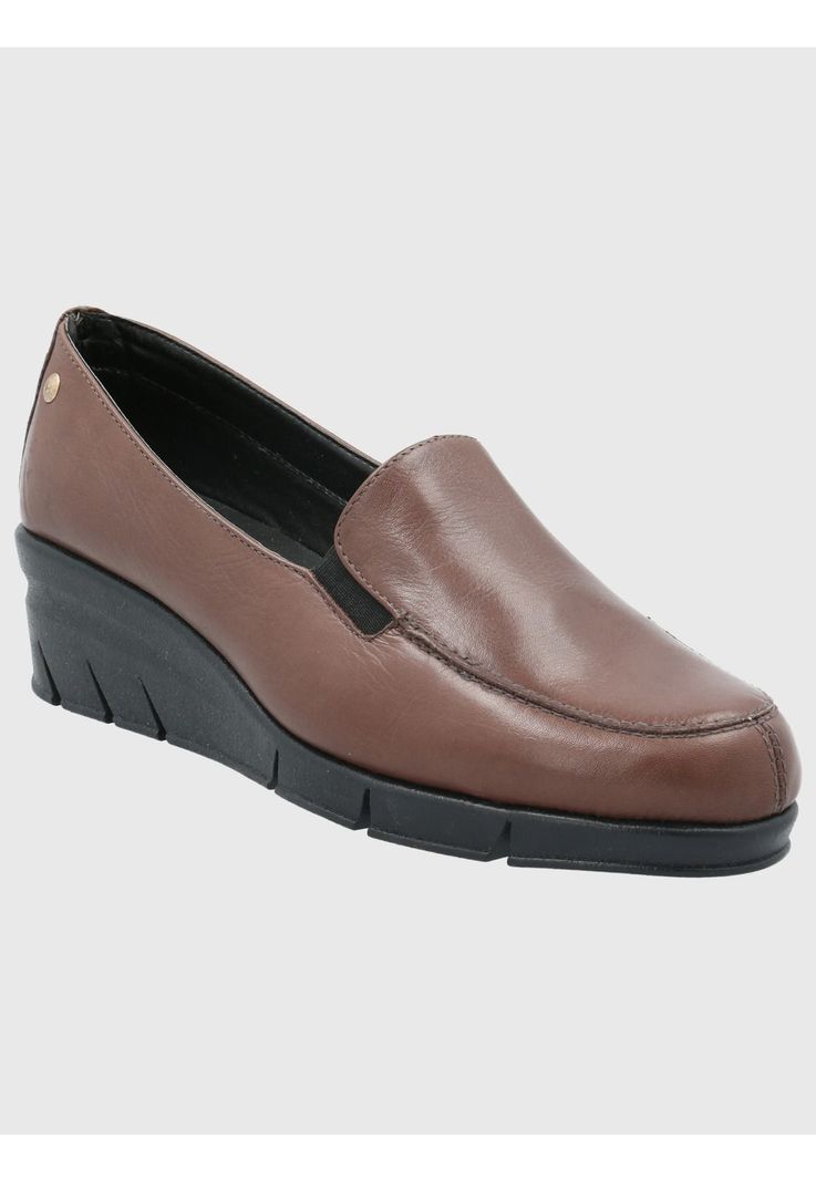 Zapato Cuero Mujer Huge Grant Too Café-0