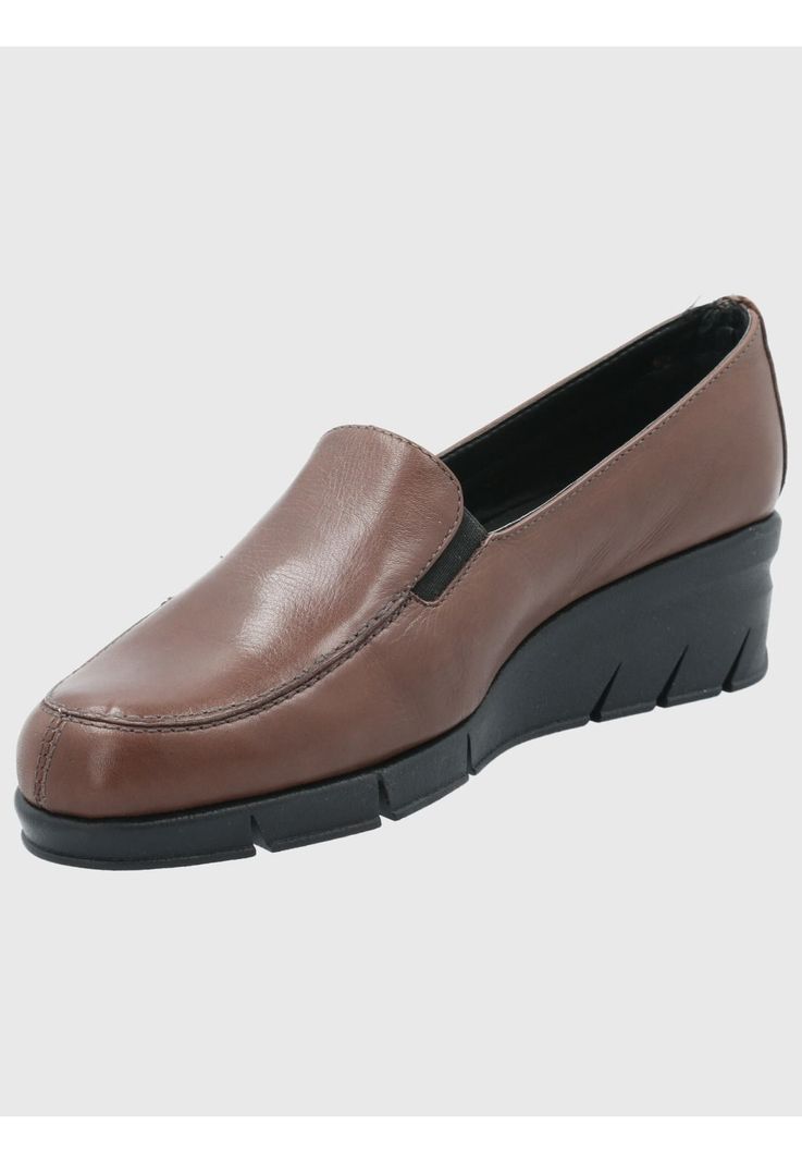 Zapato Cuero Mujer Huge Grant Too Café-4