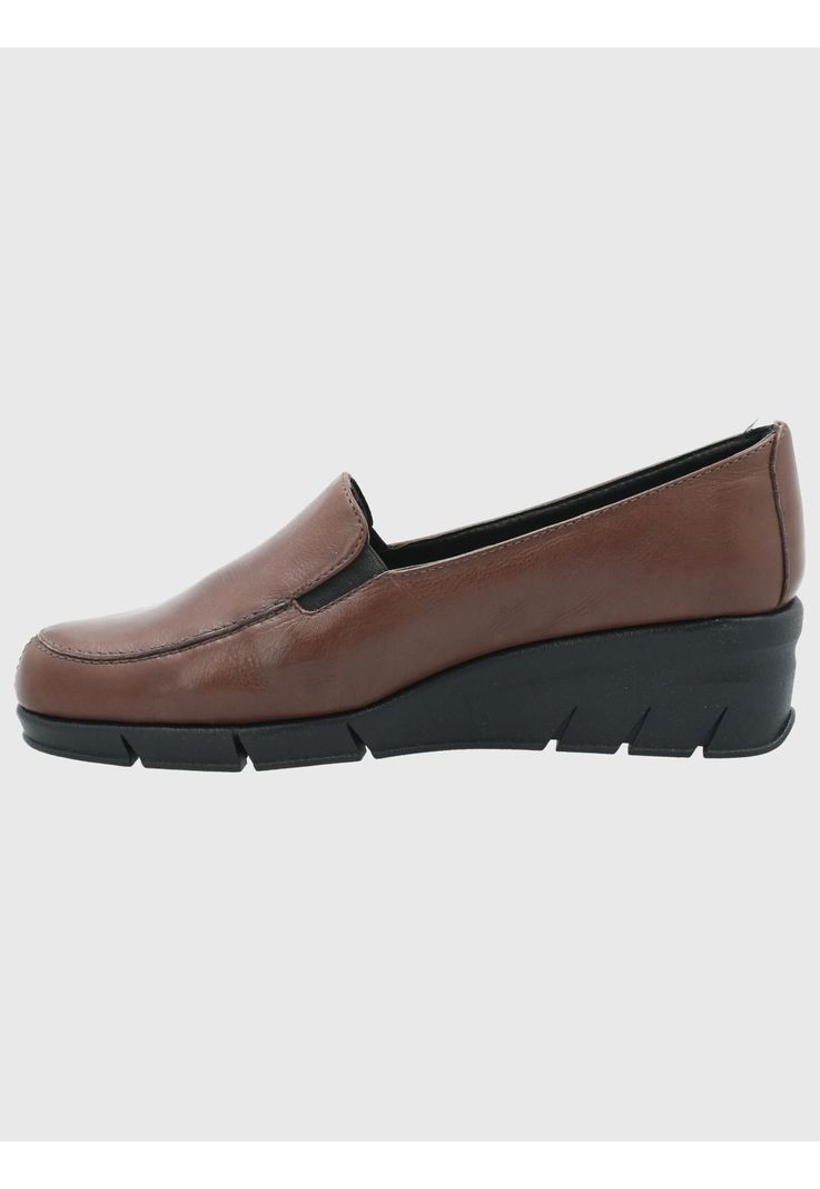 Zapato Cuero Mujer Huge Grant Too Café-5