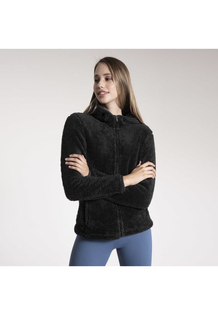 Polar Mujer Shaggy Hood Kali Ii Negro-1