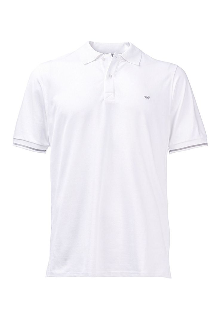 Polera Algodón Pima Mitchell Blanco Hombre