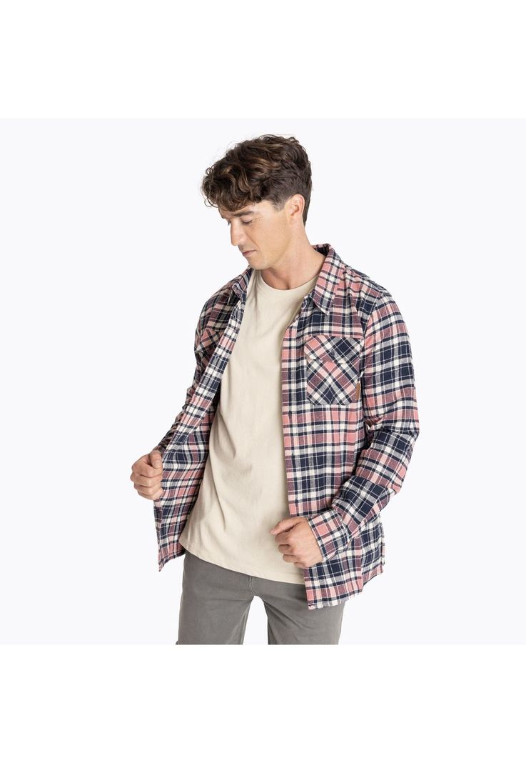 Camisa Hombre Franela Winter Gris-0
