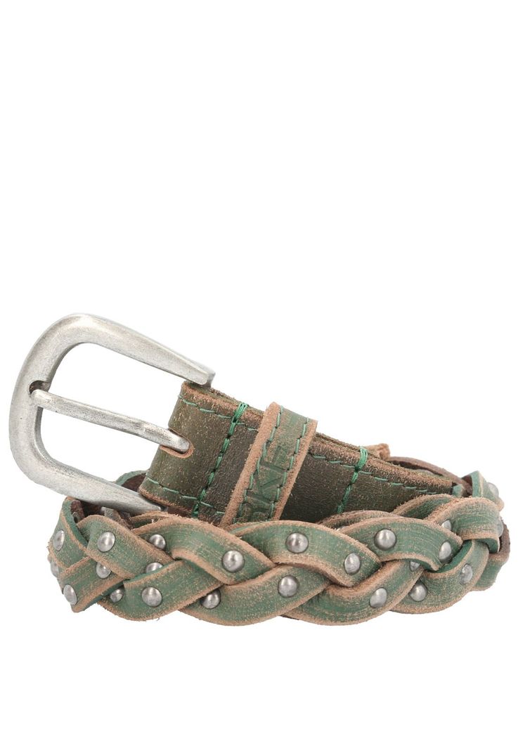 Cinturón Cuero Mujer RF Ringlet Verde-0