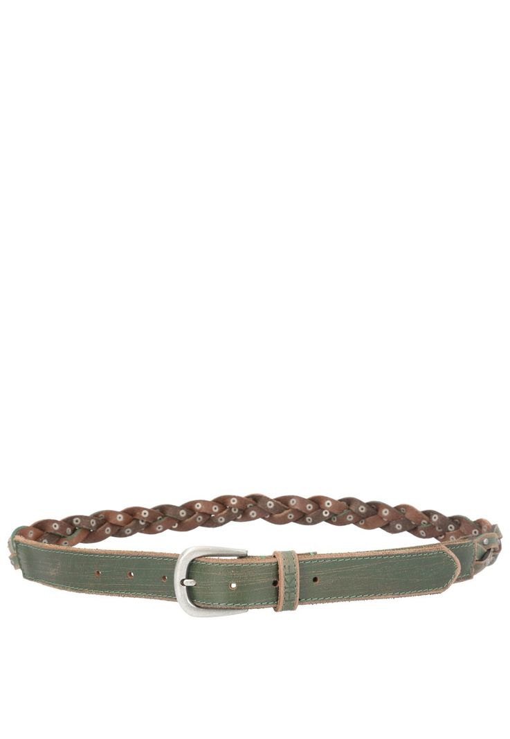 Cinturón Cuero Mujer RF Ringlet Verde-1
