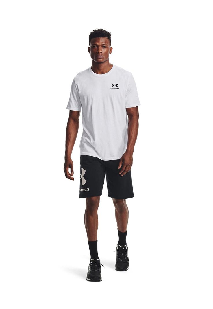 Polera manga crta Sportstyle hombre Blanco-5