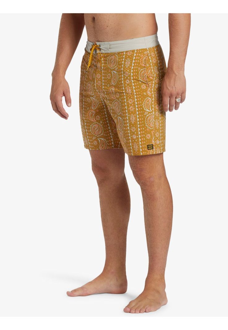 Traje de Baño Hombre Sundays Amarillo-1