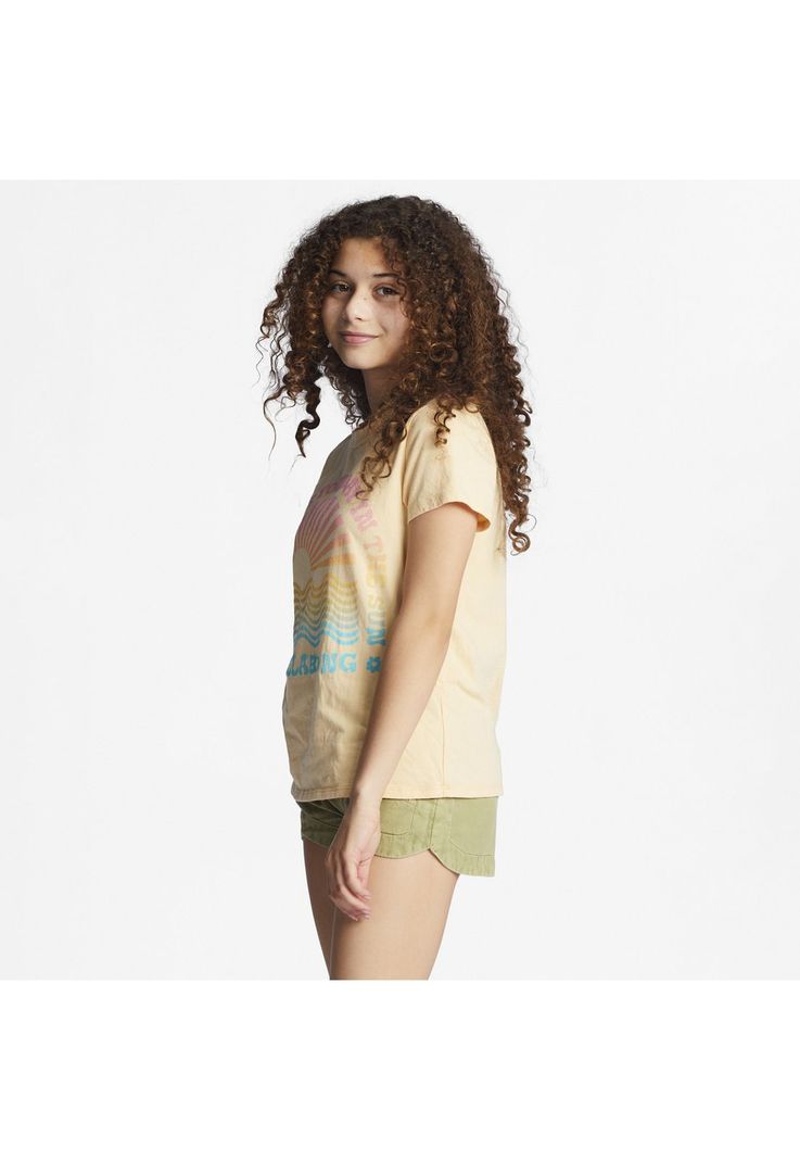 Polera M/C Niña Your Day In The G Te Coral-1