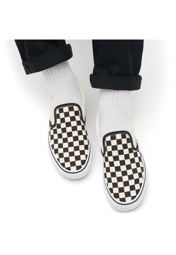 Zapatillas Unisex UA Classic Slip-On Checker Negra-5