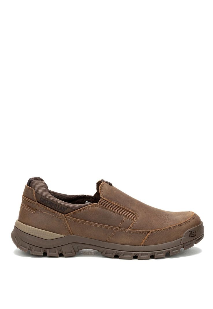 Zapatilla Cuero Hombre Threshold SlipOn Café Oscuro-1
