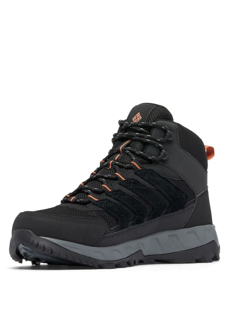 Botín Hombre Strata Trail Mid Wp Negro-3