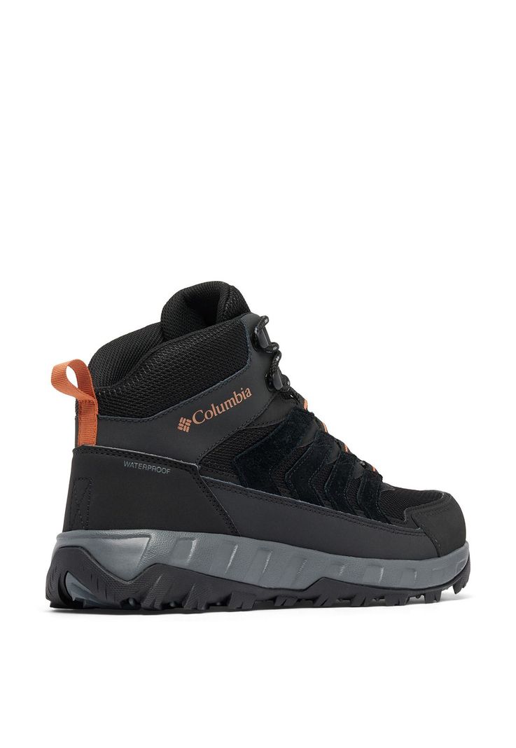Botín Hombre Strata Trail Mid Wp Negro-6