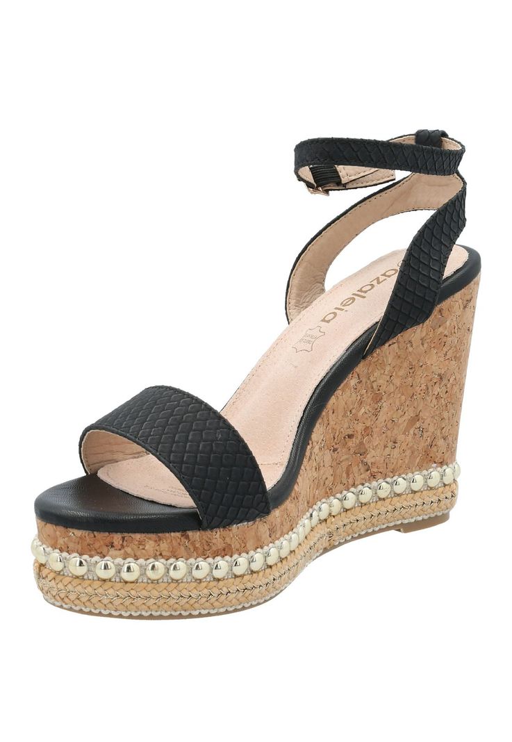 Sandalia Mujer Jack Negro-3