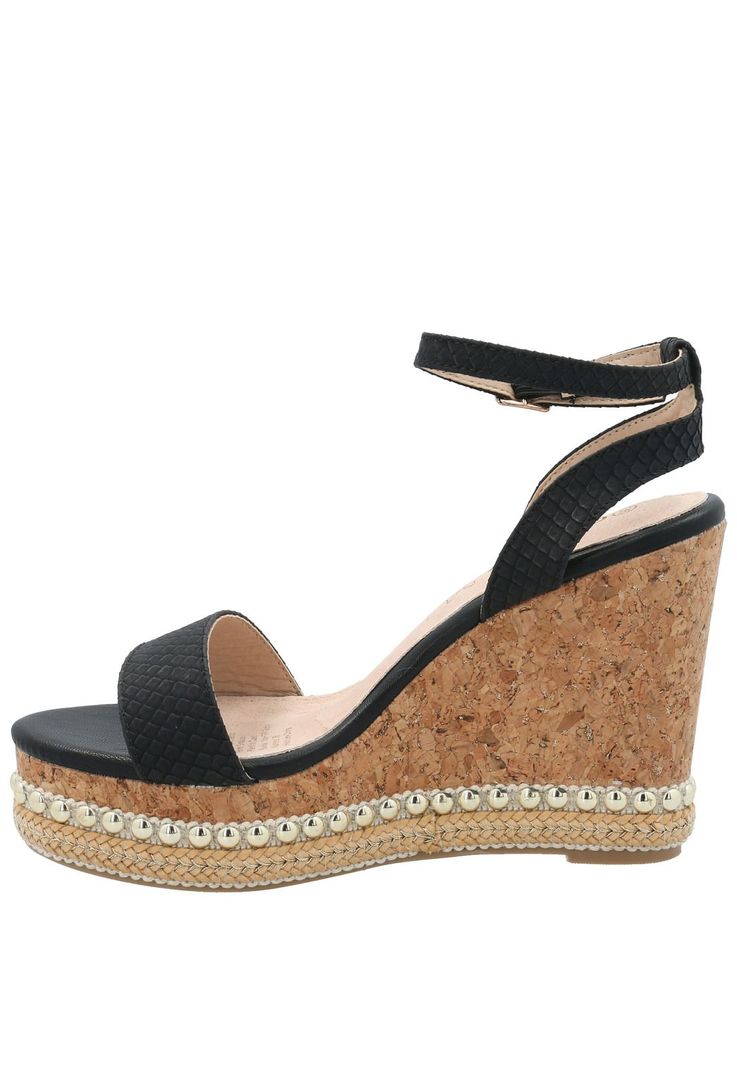 Sandalia Mujer Jack Negro-4