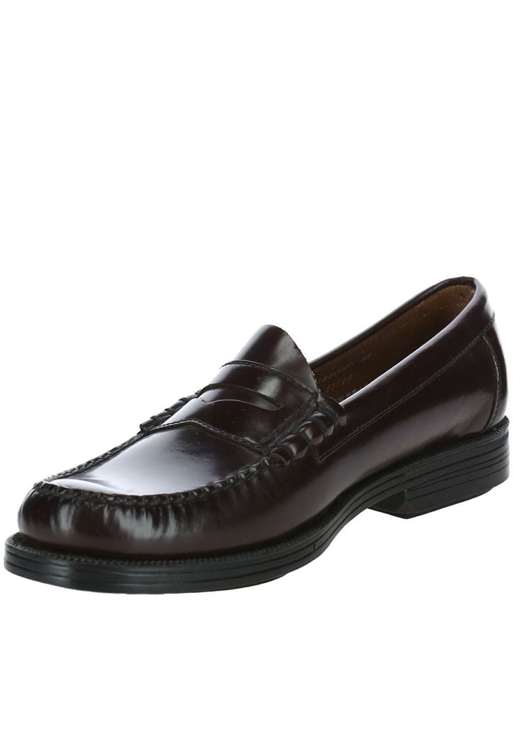 Mocasin Cuero Stanford Ii Burdeo-3