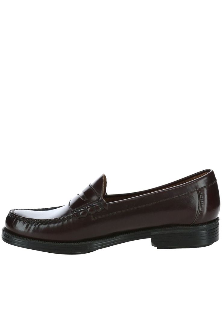 Mocasin Cuero Stanford Ii Burdeo-4