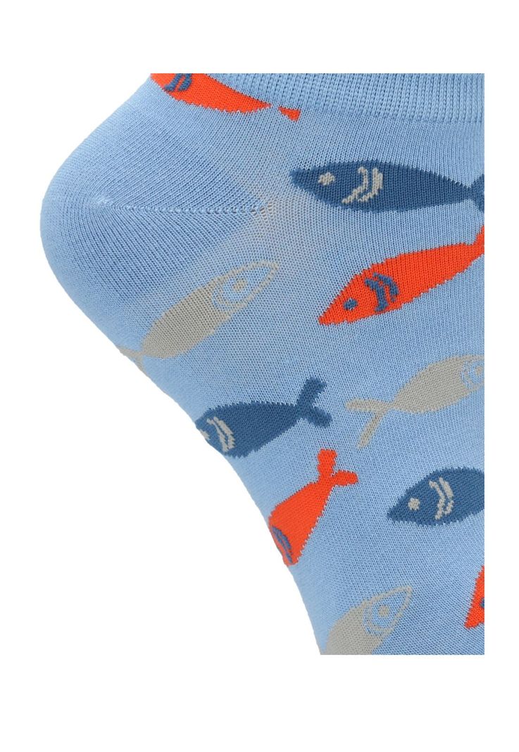 Calcetin Azul PeSt Fish Mujer-1