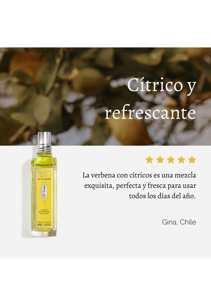 Perfume Unisex Verbena Citrus EDT 100 ml LOccitane-6